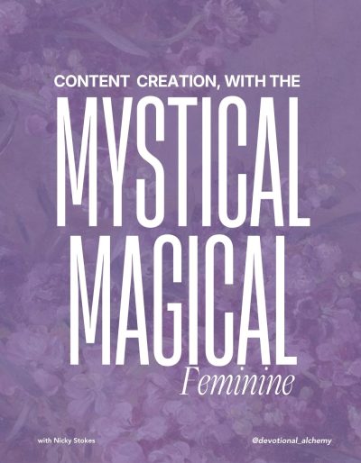 Mystical & Magical Content Creation Sessions