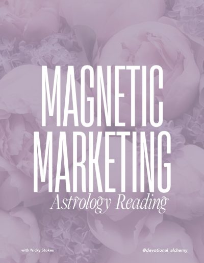 'Magnetic Marketing' Astrology Reading