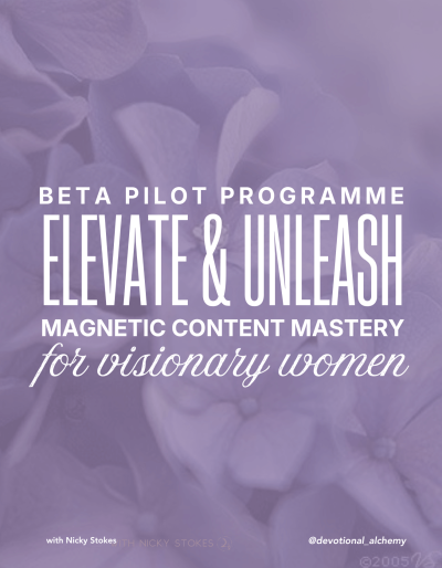 'Elevate & Unleash' Magnetic Content Mastery for Devotional Leaders — Coming Soon!