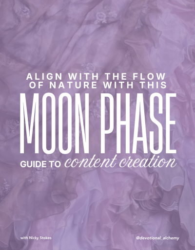 Moon Phase Guide to Content Creation